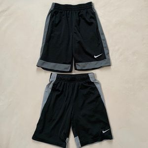 Set of 2 Nike shorts, sizes YM and YL